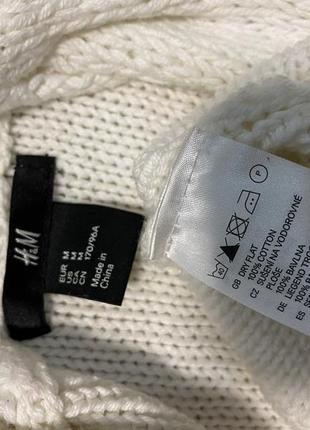 H&amp;m белый кардиган-свитер с оттенком слоновая кость 👌4 фото