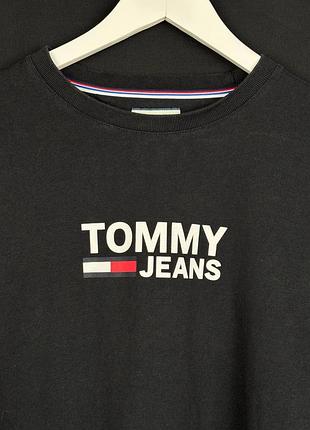 Лонг мужской Tommy jeans, s, черный. оригинал. 2