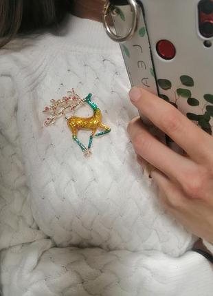 Брошка брошка олень 4