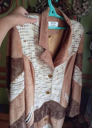 Дизайнерское пальто женское