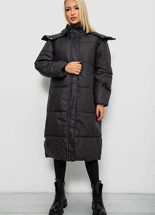 Куртка жіноча зимова колір чорний