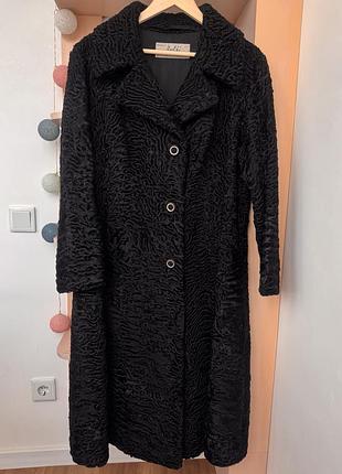 Шуба з хутра каракуль