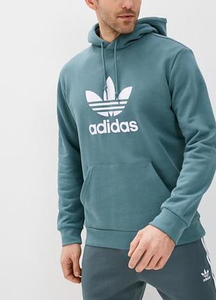 Стильне брендове худі adidas adicolor classics trefoil, оригінал.