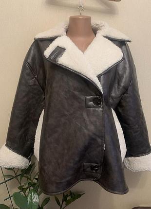 Дубленка британская новая оверзайз