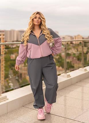 Стильный женский #костюм з плащевки "wolf" + большие размеры