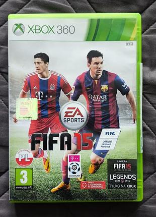 Диск fifa 15. xbox 360. лицензия