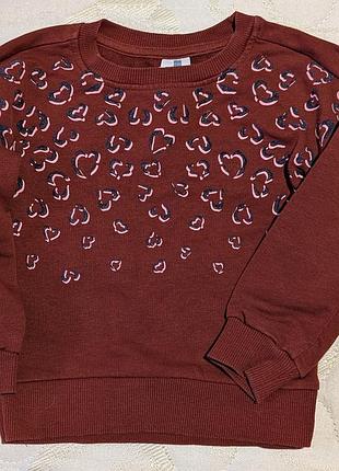 Свитшот для девочки,дитская кофта, кофта на девочку, свитшот 3-4 года