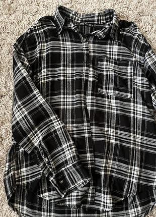 Сорочка zara в клітинку
