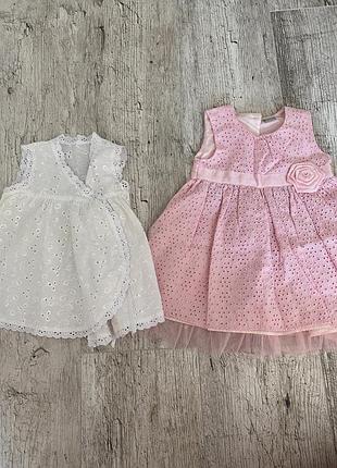 Отдам бесплатно летние вещи на девочку 6-9 9-12 мес