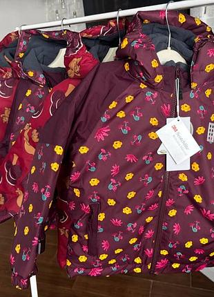 Куртка курточка зимняя лыжная теплая термо мембранная детская для девочки legowear р.104-110, 122-128