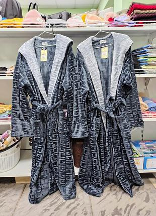 Халат чоловічий довгий батал 5хл-6хл