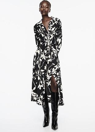 Елегантна сукня сорочка міді