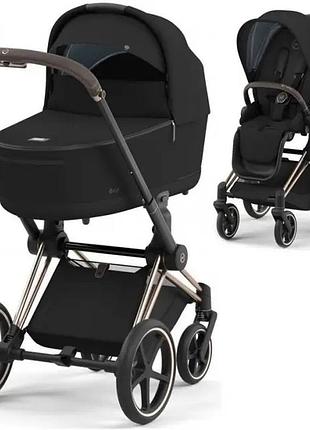 Коляска cybex priam 4.0 platinum 2 в 1