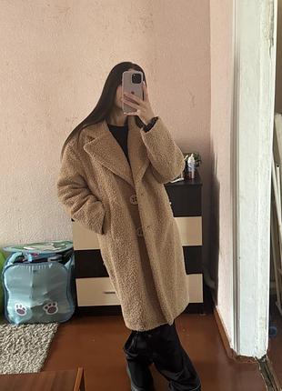 Шуба тедді зимова