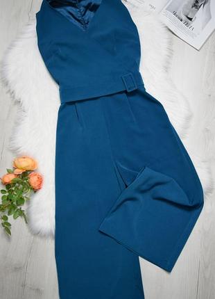 Комбінезон бірюзовий кюлоти комбєз