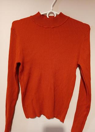 Свитер женский в рубчик