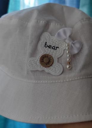 Панама детская белая размер 52