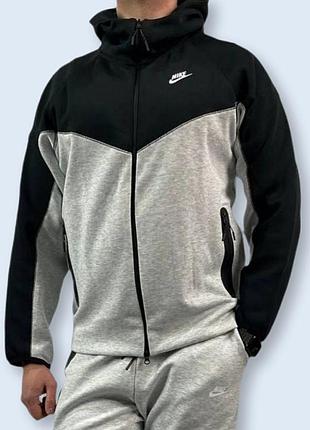 Мужской спортивный костюм nike tech fleece на осень.