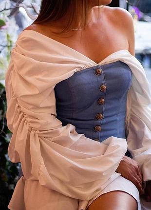 Сукня міні джинсова