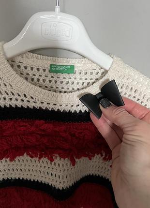 Вязаный свитер benetton zara h&m 3