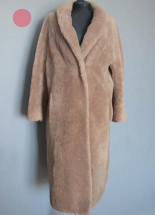 Вінтажна тедді шубка peter hahn натуральна вовна лами німеччина