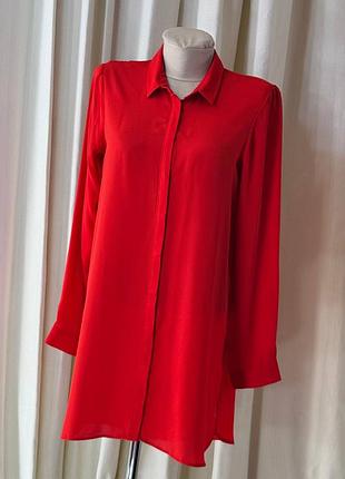 Шикарна подовжена сорочка блуза