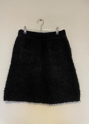 Спідниця буклє чорна united colors of benetton