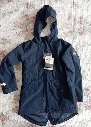 Темно-синяя водонепроницаемая куртка-парка mckinley.