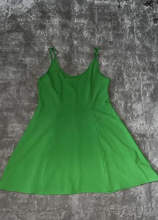 Сукня коротка розмір м виробник zara зелена