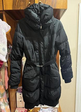 Пуховик довгий