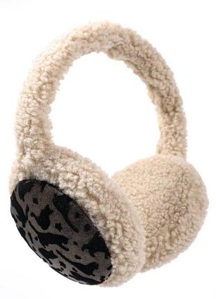 Теплые наушники тедди коты