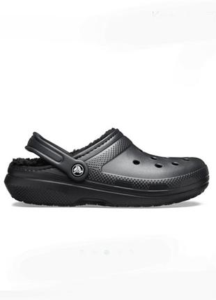 Кроксы сабо шлепанцы бренда crocs classic comfort утепленные мехом внутреннем j 4 eur 35