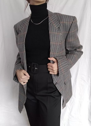 Пиджак мужской шерстяной в клетку