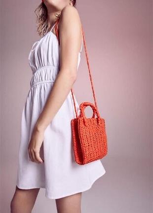 Сумка із рафії mango