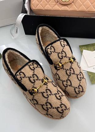 Лоферы  мюли гуччи g*cci