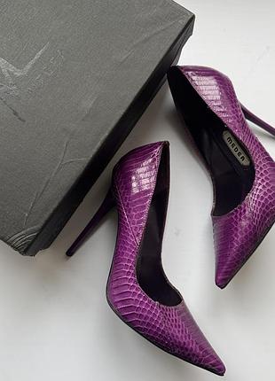 Тффли лодочки натуральная кожа