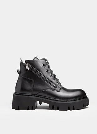 Зимние и демисезонные кожаные женские ботинки на байке 2150 🔥 и на натуральном меху 2350 грн 🔥 davis 12144-5