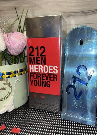 Carolina herrera 212 men heroes 90 мл