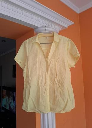 Рубашка лен женская