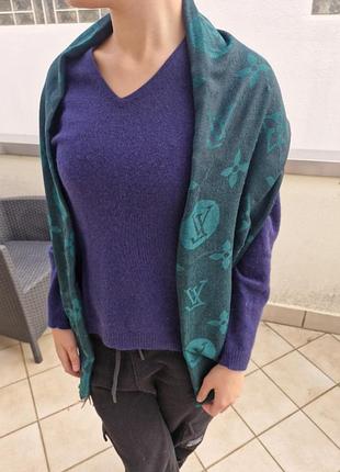 Шарф  зелений