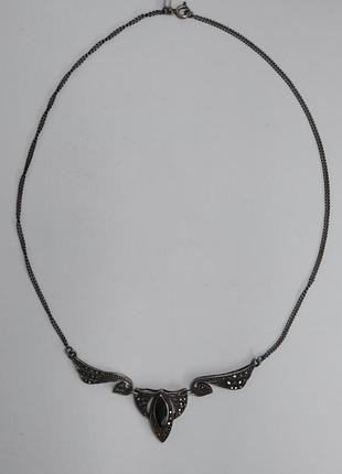 Серебряное колье
