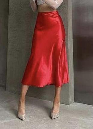 Спідниця атлас