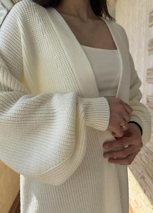 Довгий кардиган в’язаний дуже гарної якості, швидка відправка