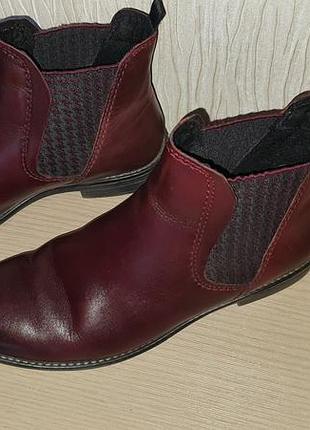 Кожаные полусапоги marco tozzi, 39