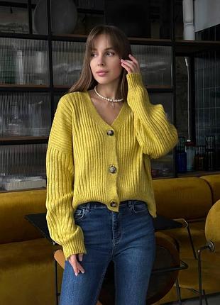 Кардиган свободного кроя