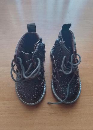 Дитячі шкіряні ботиночки h&m