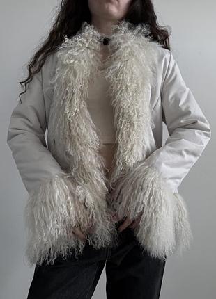 Куртка лама натуральна утеплена