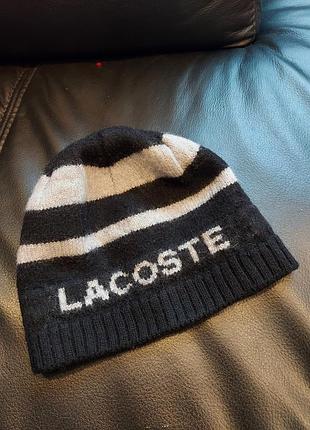 Детская шерстяная шапка для малышей lacoste  76 (0-12 месяцев)