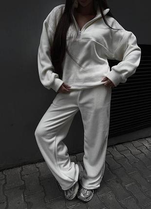 Теплый женский костюм из флиса