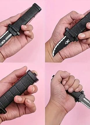 **нож-игрушка с исчезающим лезвием (игрушечный)** 16 см